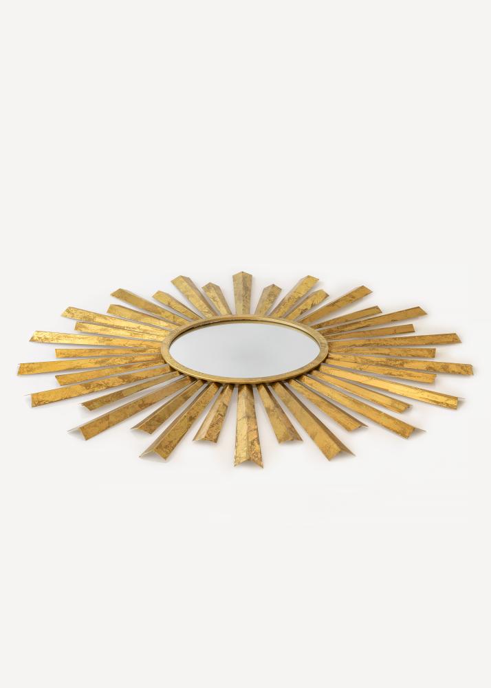 Spejl Selin Guld 81 cm Ø