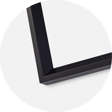 Ramme Globe Sort 20x30 cm - Passepartout Sort 15x22 cm