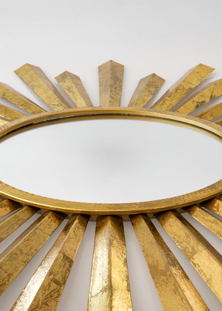 Spejl Selin Guld 81 cm Ø