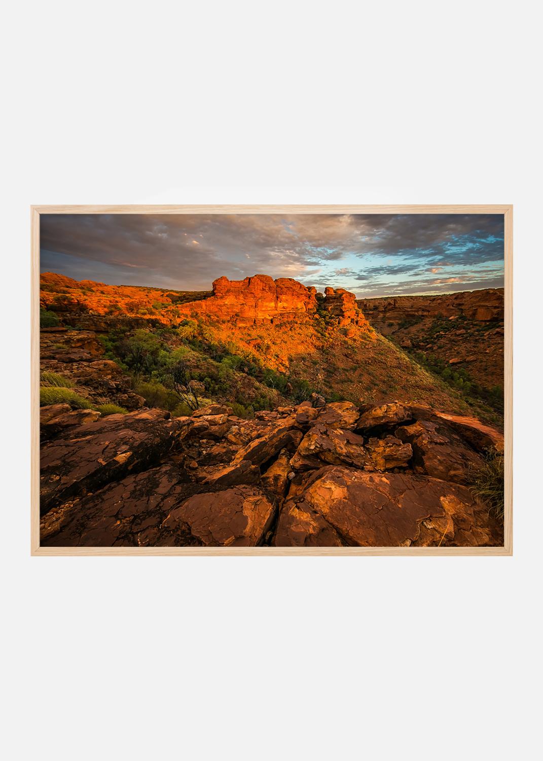 Product Image for Det Røde Bjerg Plakat (50x70 cm)