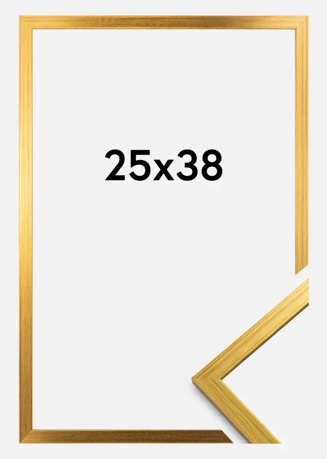 Ramme Edsbyn Akrylglas Guld 25x38 cm
