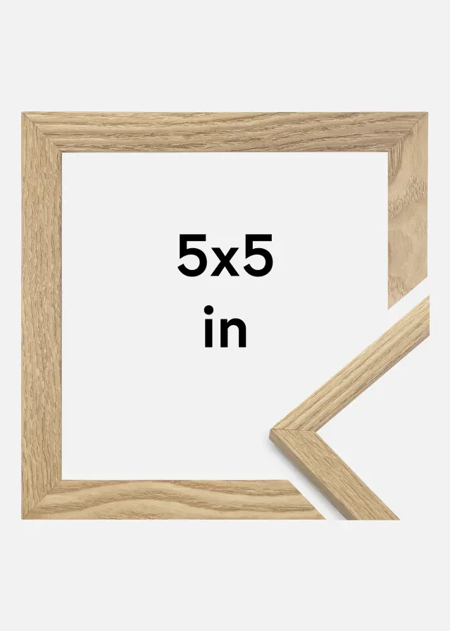 Ramme Trendy Akrylglas Eg 5x5 inches (12,7x12,7 cm)