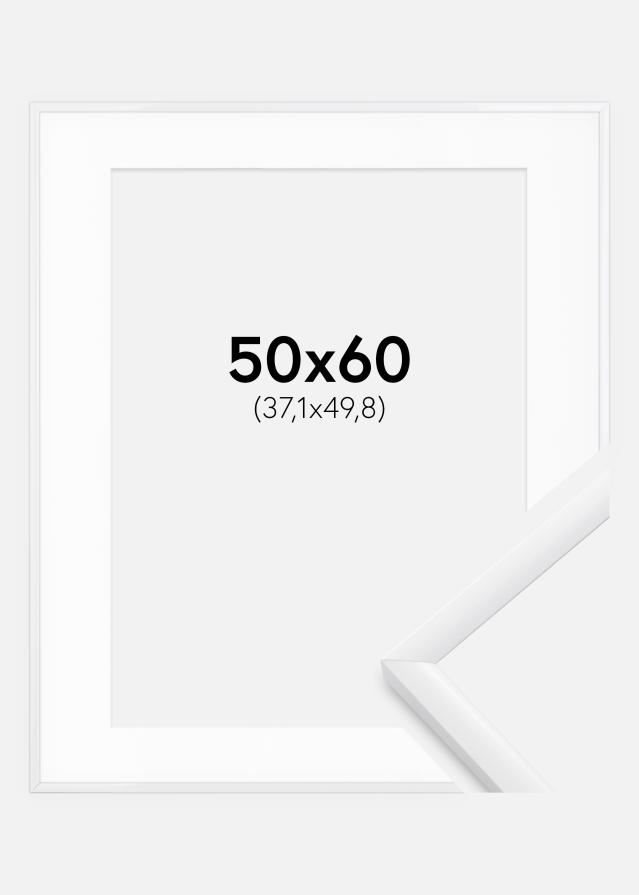 Ramme New Lifestyle Hvid 50x60 cm - Passepartout Hvid 15x20 inches