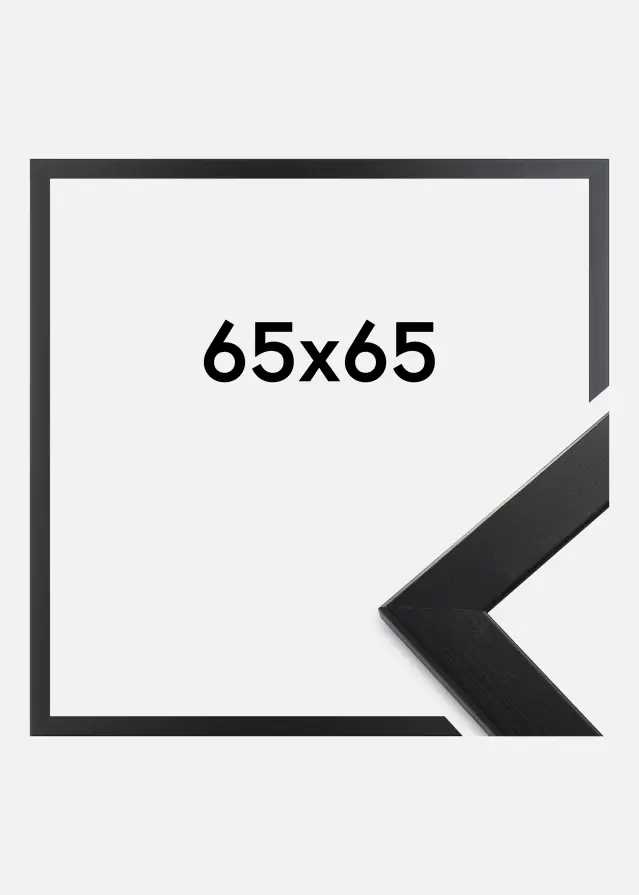 Ramme Trendline Akrylglas Sort 65x65 cm