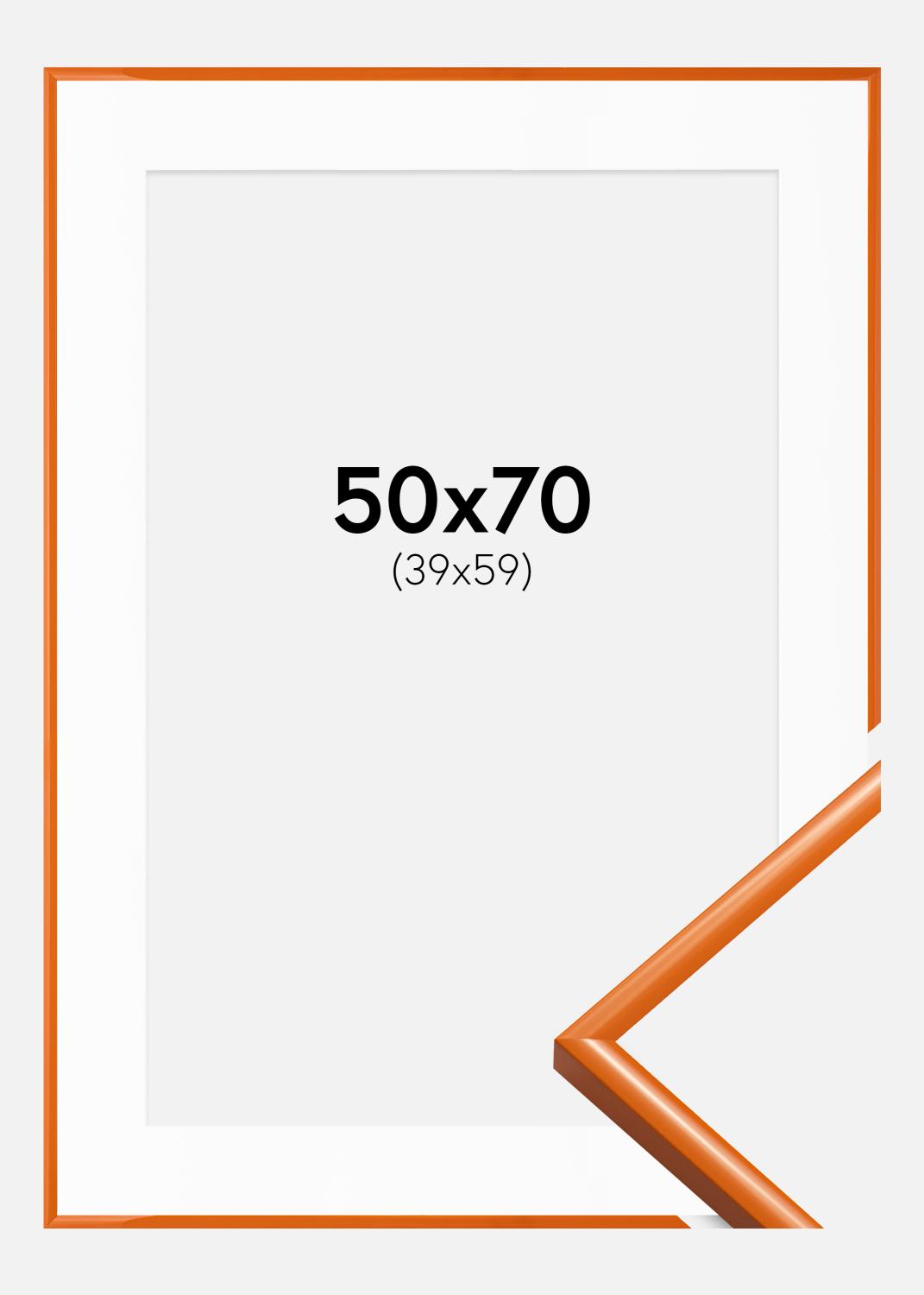 Product Image for Ramme New Lifestyle Lys Orange 50x70 cm - Passepartout Hvid 40x60 cm