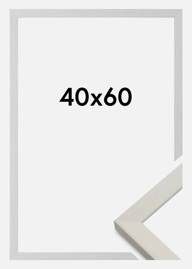 Ramme Fiorito Akrylglas Hvid 40x60 cm