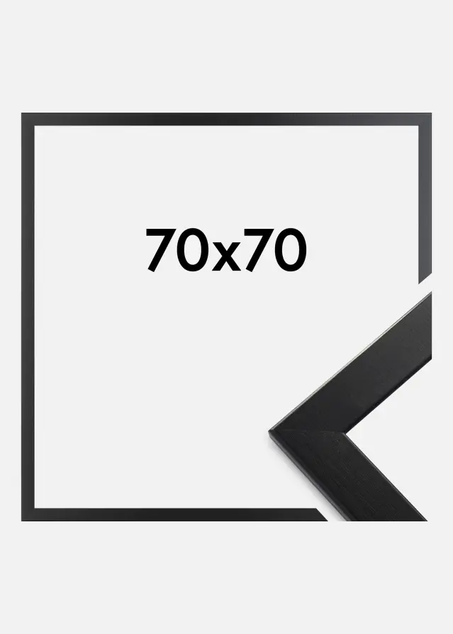 Ramme Trendline Akrylglas Sort 70x70 cm
