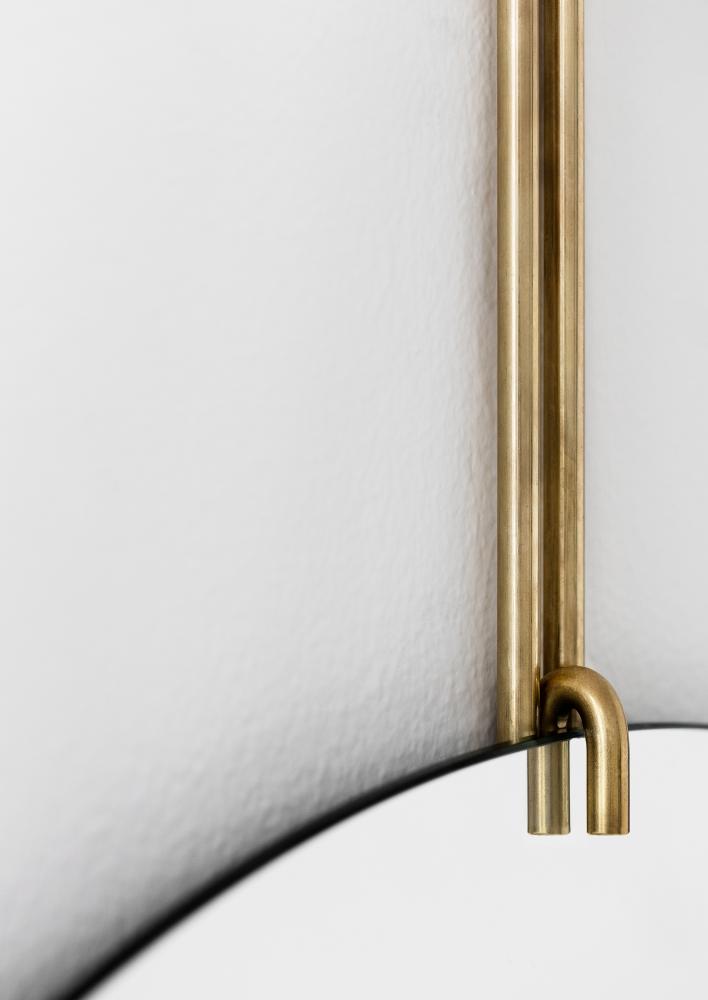 Moebe Wall Mirror Messing 70 cm Ø