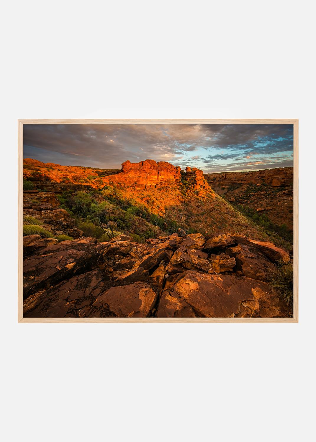 Product Image for Det Røde Bjerg Plakat (70x100 cm)