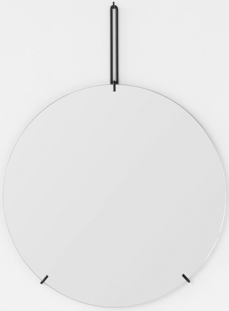 Moebe Wall Mirror Sort 50 cm Ø