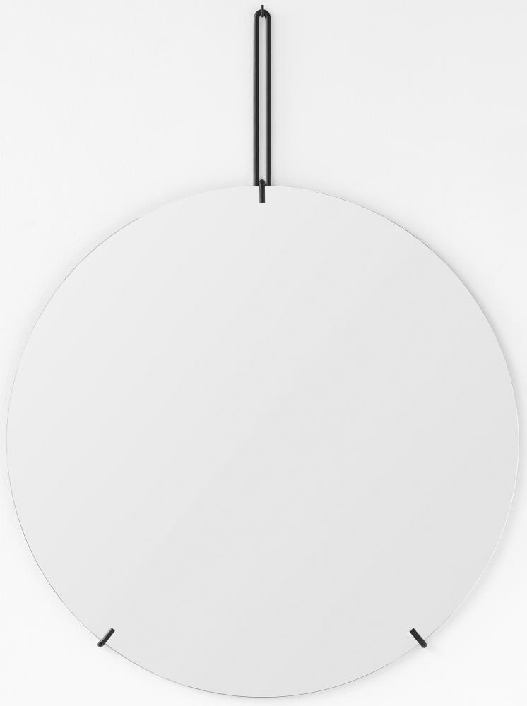 Moebe Wall Mirror Sort 70 cm Ø