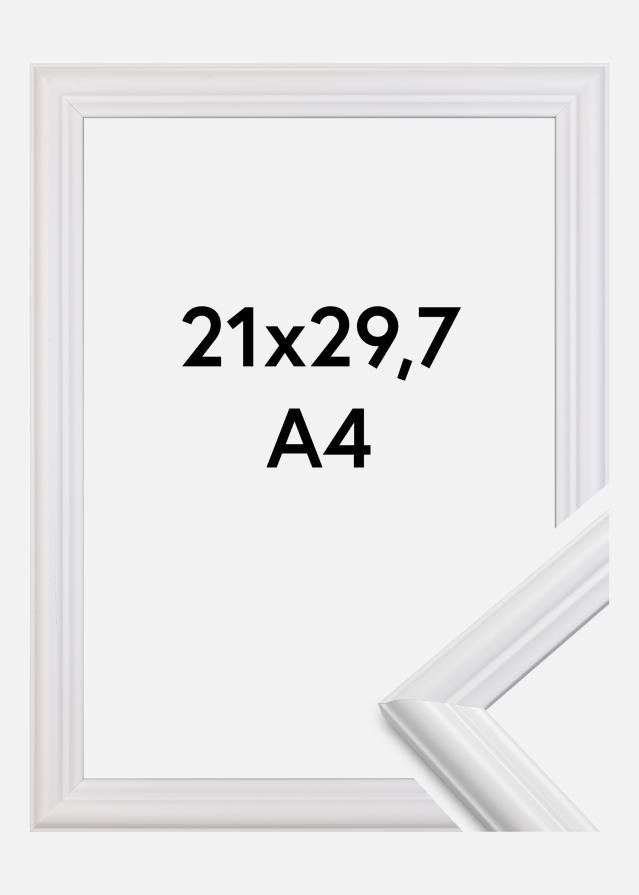 Ramme Siljan Akrylglas Hvid 21x29,7 cm (A4)