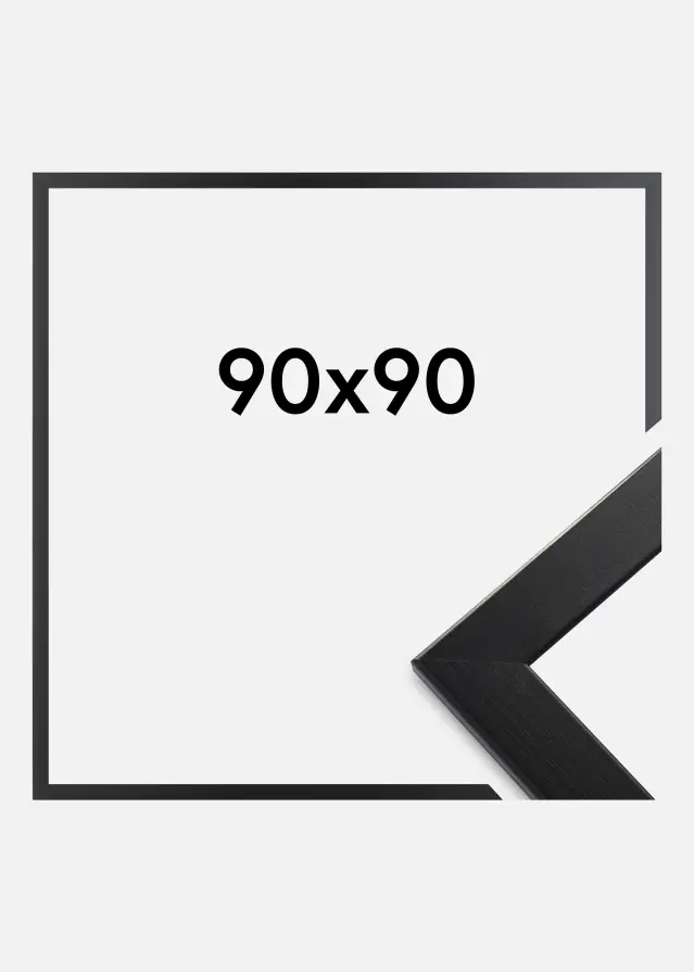Ramme Trendline Akrylglas Sort 90x90 cm