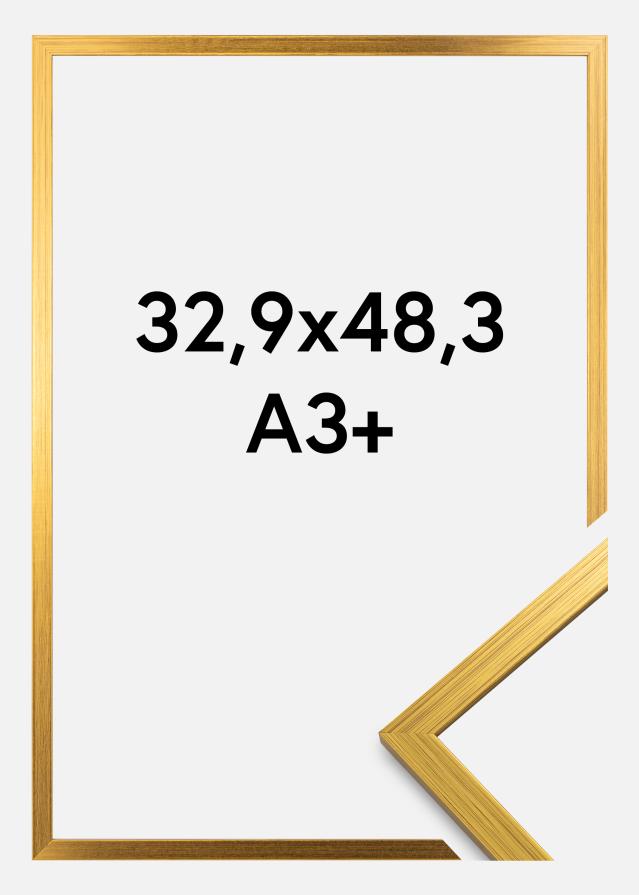 Ramme Edsbyn Akrylglas Guld 32,9x48,3 cm (A3+)