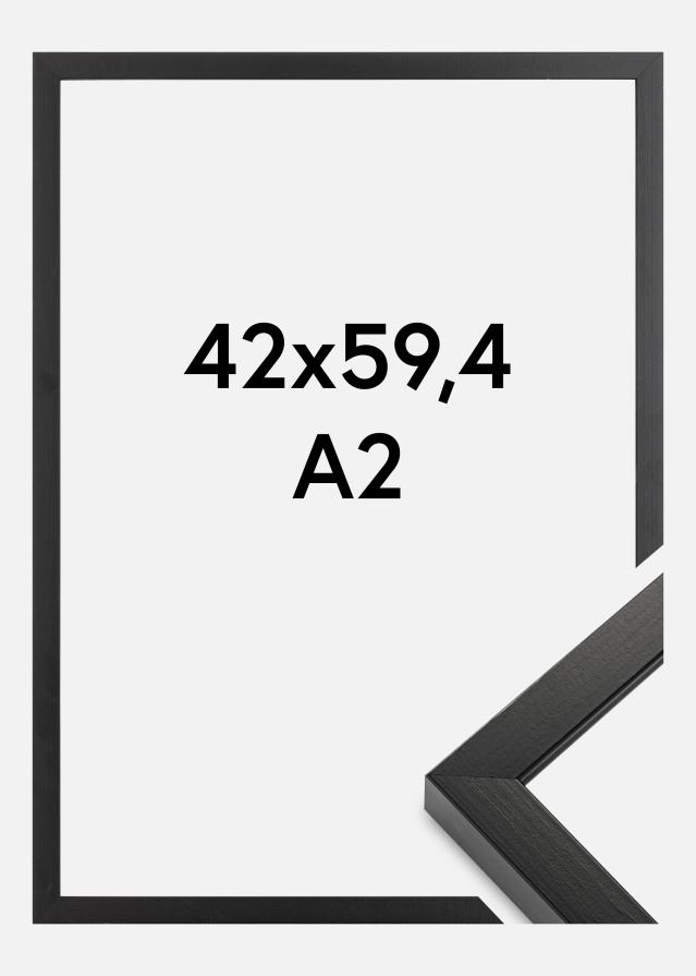 Ramme Amanda Box Sort 42x59,4 cm (A2)