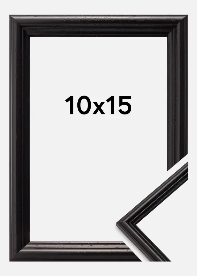 Ramme Horndal Akrylglas Sort 10x15 cm
