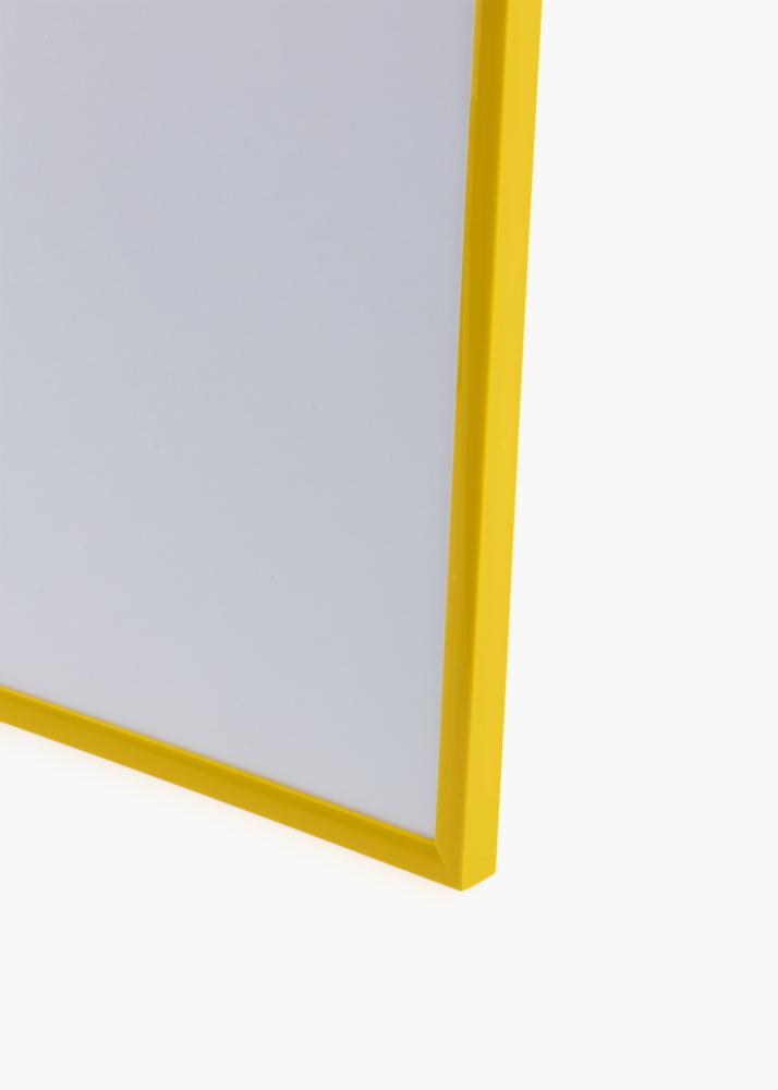Ramme New Lifestyle Gul 50x70 cm - Passepartout Hvid 40x60 cm