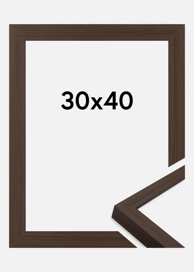 Ramme Wells Akrylglas Brun 30x40 cm