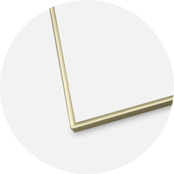 Ramme Glat metal Guld 10x15 cm