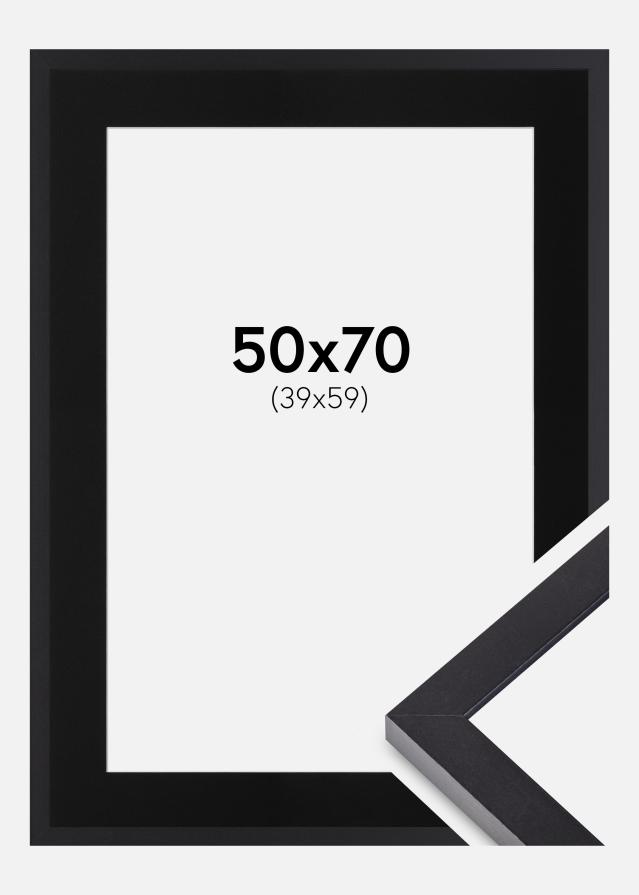 Ramme Selection Sort 50x70 cm - Passepartout Sort 40x60 cm