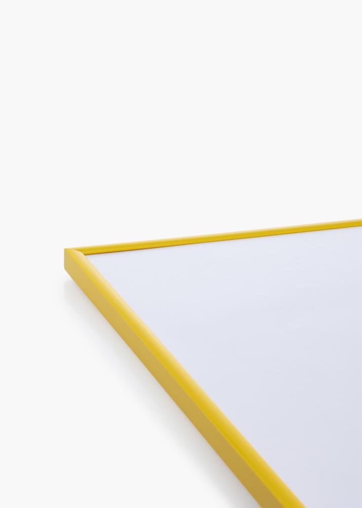 Ramme New Lifestyle Gul 50x70 cm - Passepartout Hvid 40x60 cm