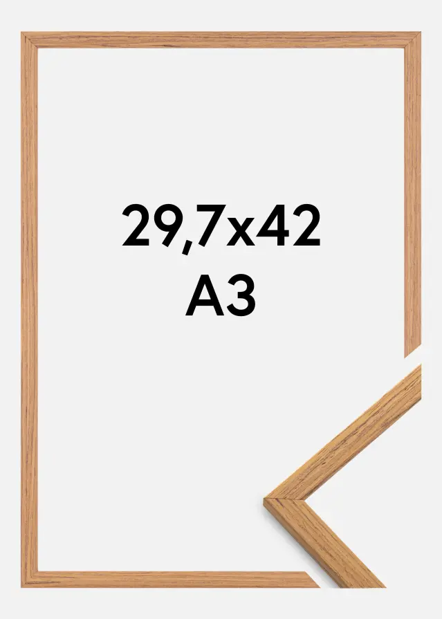 Ramme Edsbyn Akrylglas Teak 29,7x42 cm (A3)
