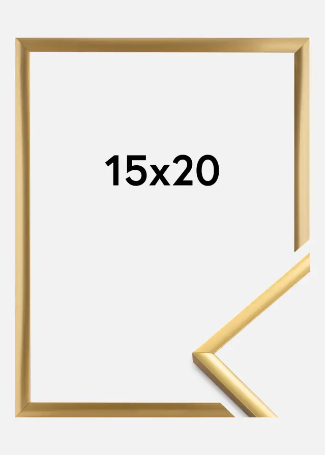 Ramme New Lifestyle Akrylglas Shiny Gold 15x20 cm