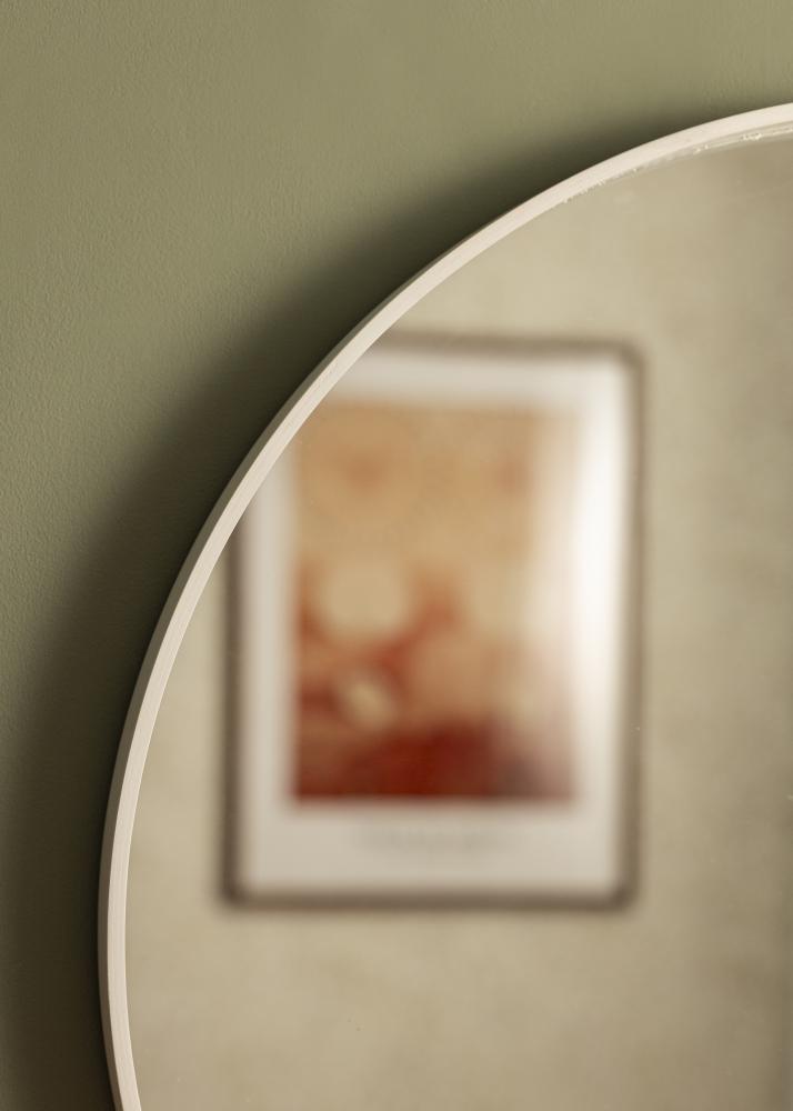 Spejl Reflection Hvid 70 cm Ø