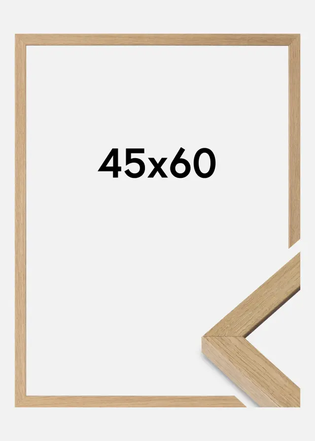 Ramme Hermes Akrylglas Natural Oak 45x60 cm