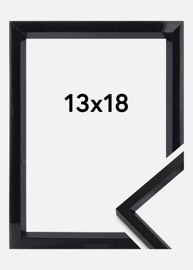 Ramme Steel Style Sort 13x18 cm