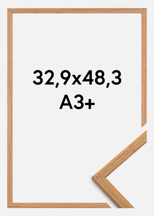 Ramme Edsbyn Akrylglas Teak 32,9x48,3 cm (A3+)