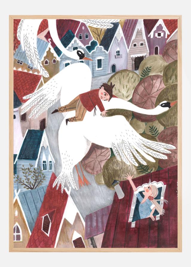 The magical wild geese Plakat
