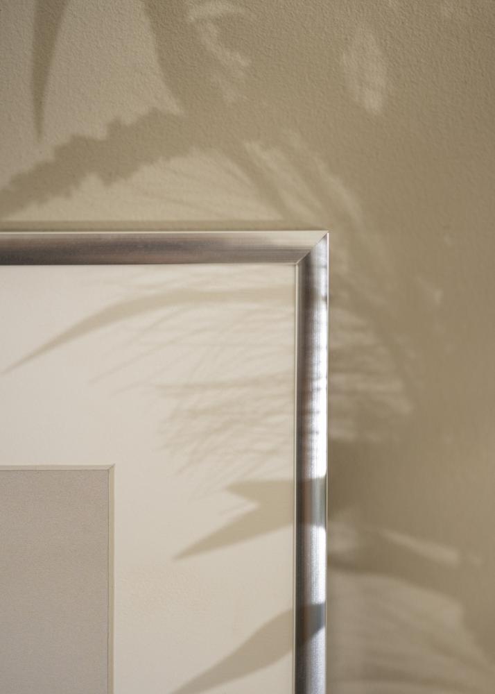 Ramme Aluminum Akrylglass Silver 70x100 cm