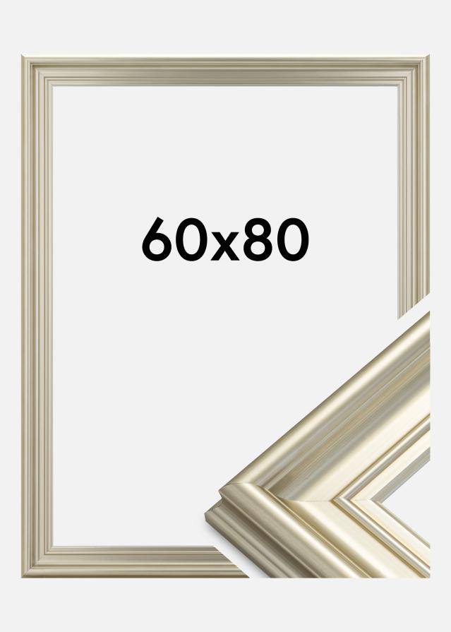 Ramme Mora Premium Sølv 60x80 cm
