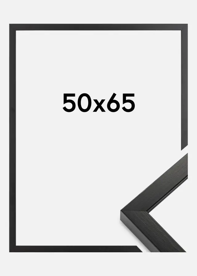 Ramme Amanda Box Sort 50x65 cm