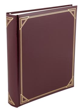 Henzo Promo Album Vinrød - 29x33 cm (100 Hvide sider / 50 blade)