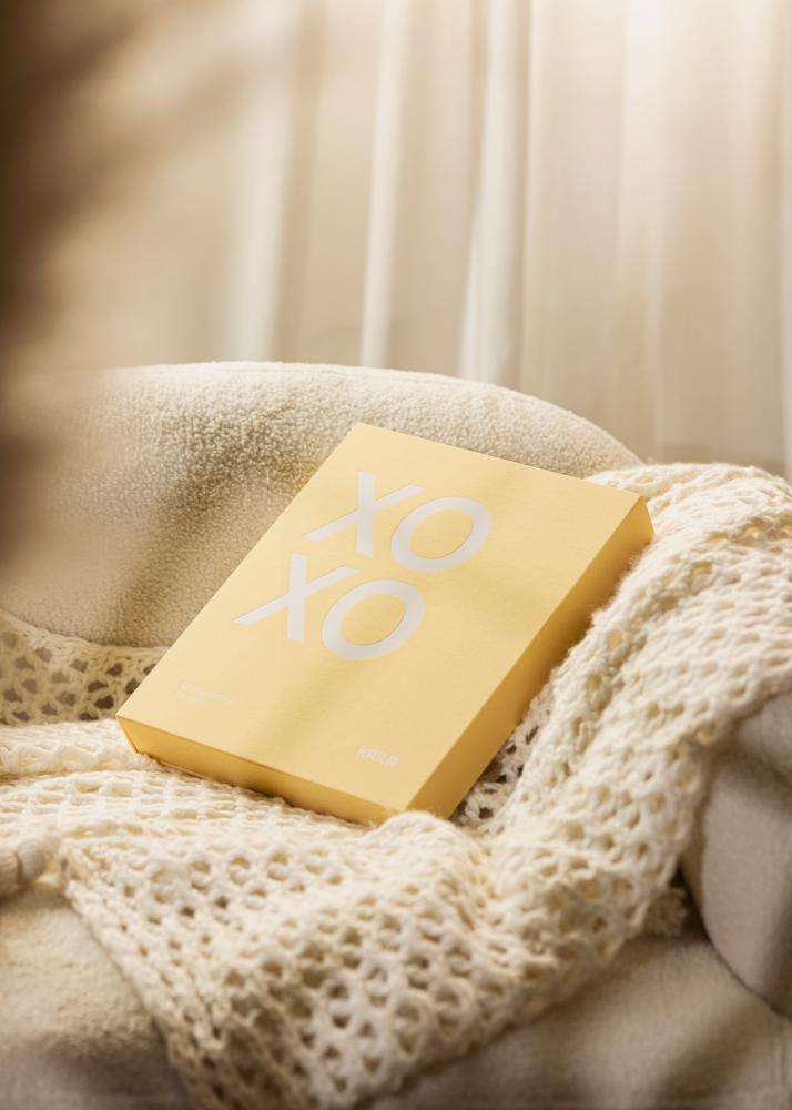 KAILA XOXO Yellow - Coffee Table Photo Album (60 Sorte Sider / 30 Blade)
