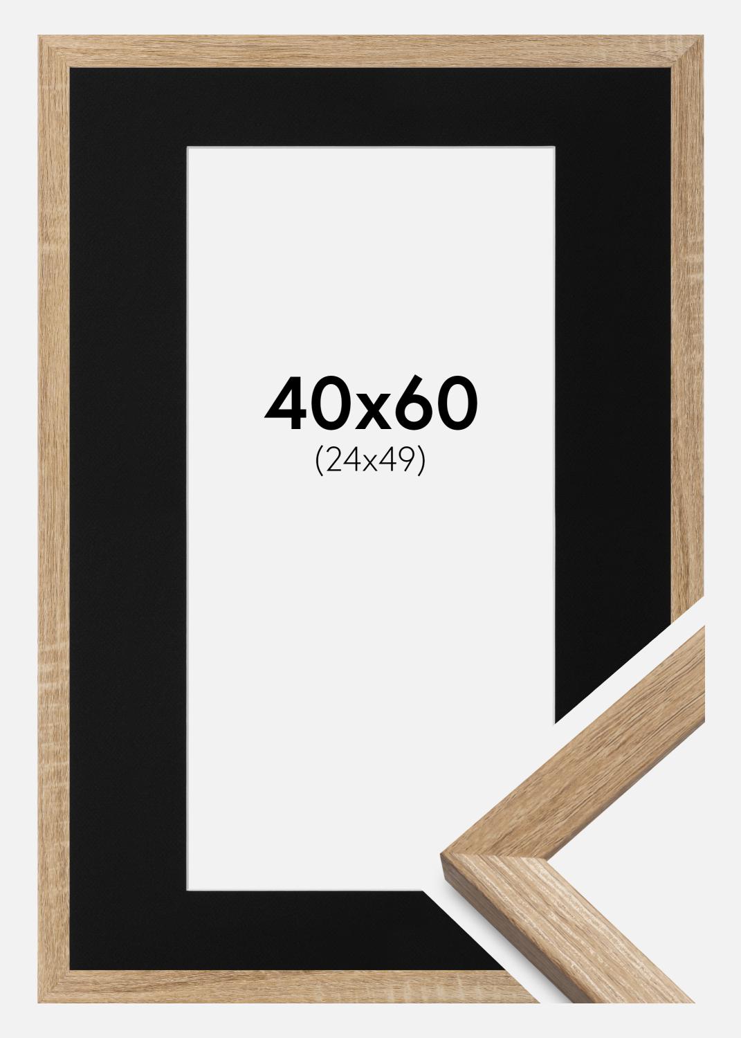 Product Image for Ramme Fiorito Lys Eg 40x60 cm - Passepartout Sort 25x50 cm