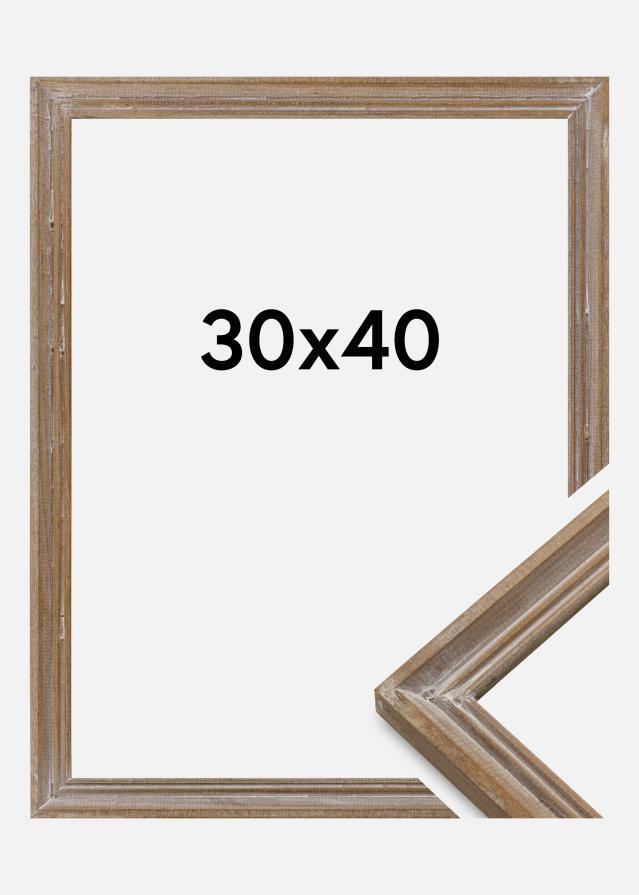 Ramme Vintage Holz Træ 30x40 cm