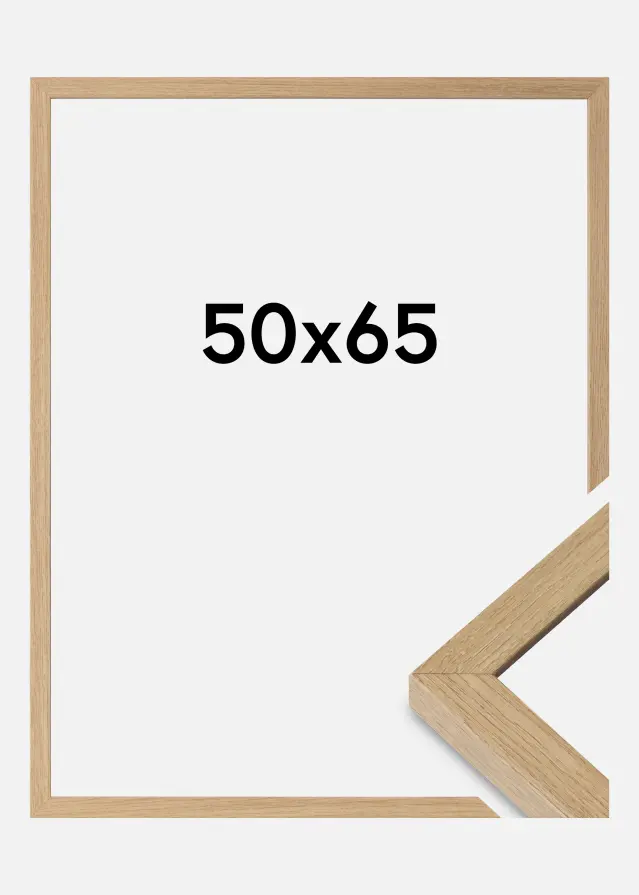 Ramme Hermes Akrylglas Natural Oak 50x65 cm