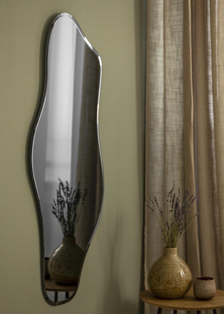 Spejl Wave Grey 55x110 cm