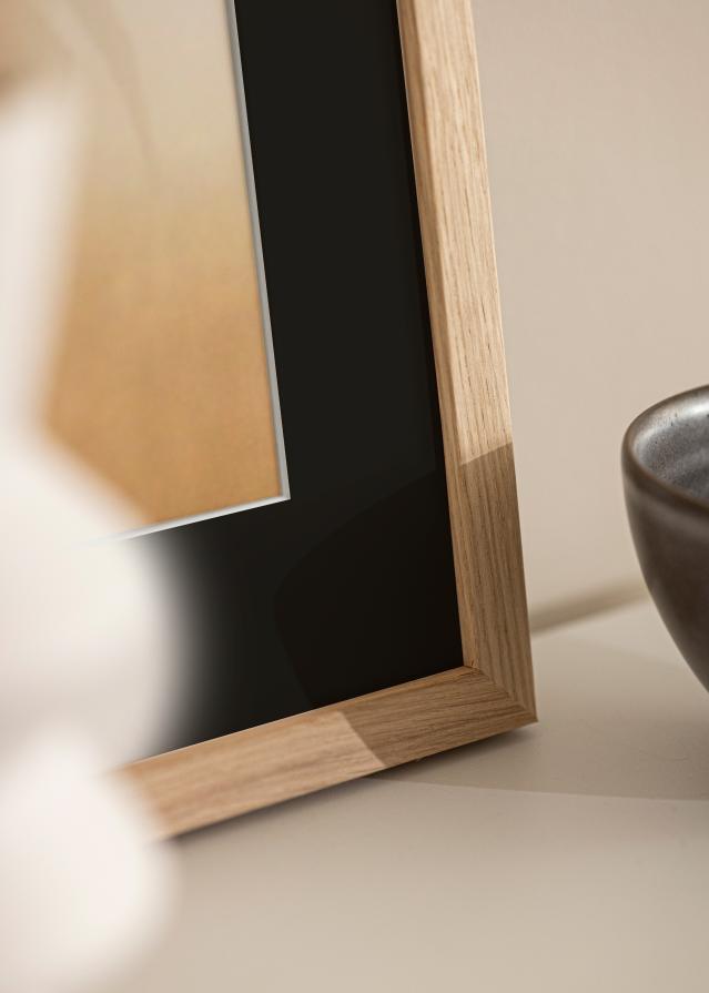 Ramme Grimsåker Eg 45x60 cm - Passepartout Sort 30x45 cm