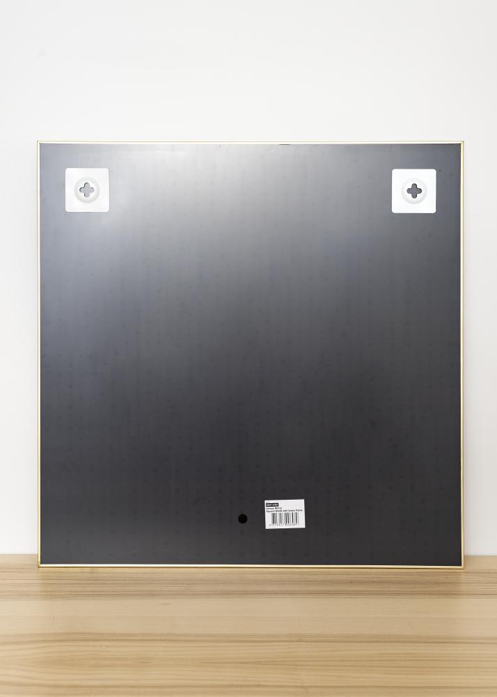 KAILA Square Mirror - Thin Brass 40x40 cm