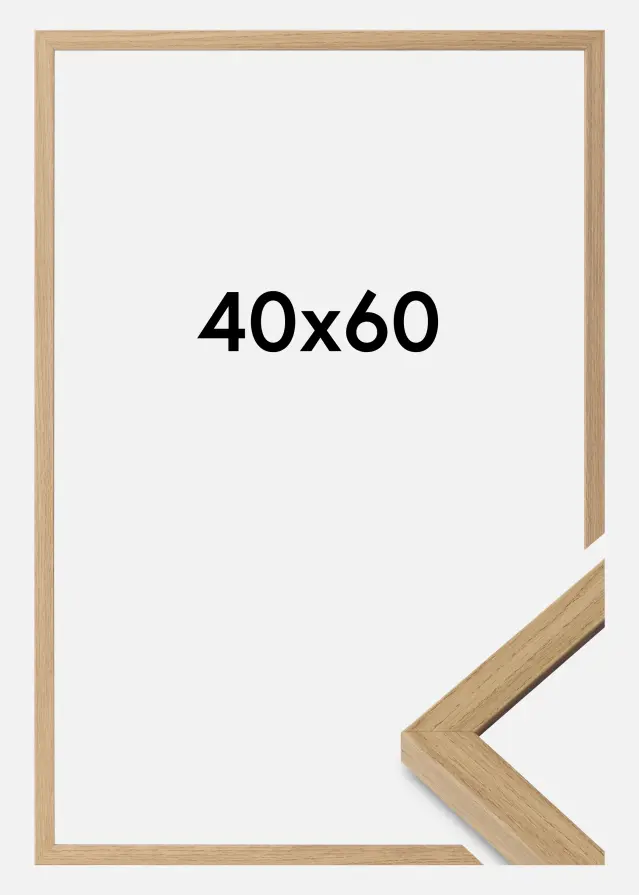 Ramme Ares Akrylglas Natural Oak 40x60 cm