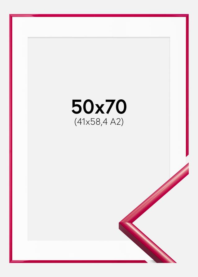 Ramme New Lifestyle Rose 50x70 cm - Passepartout Hvid 42x59,4 cm (A2)