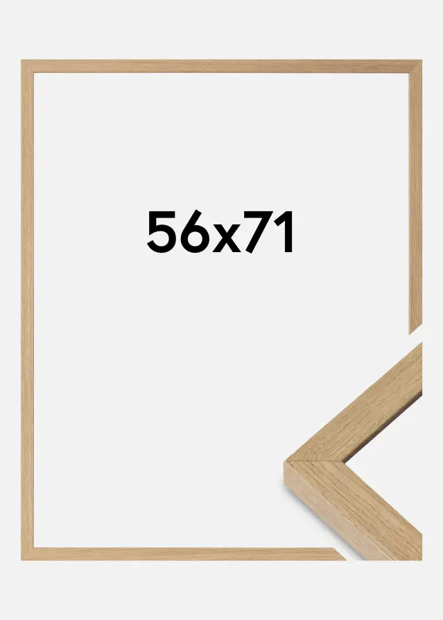 Ramme Hermes Akrylglas Natural Oak 56x71 cm