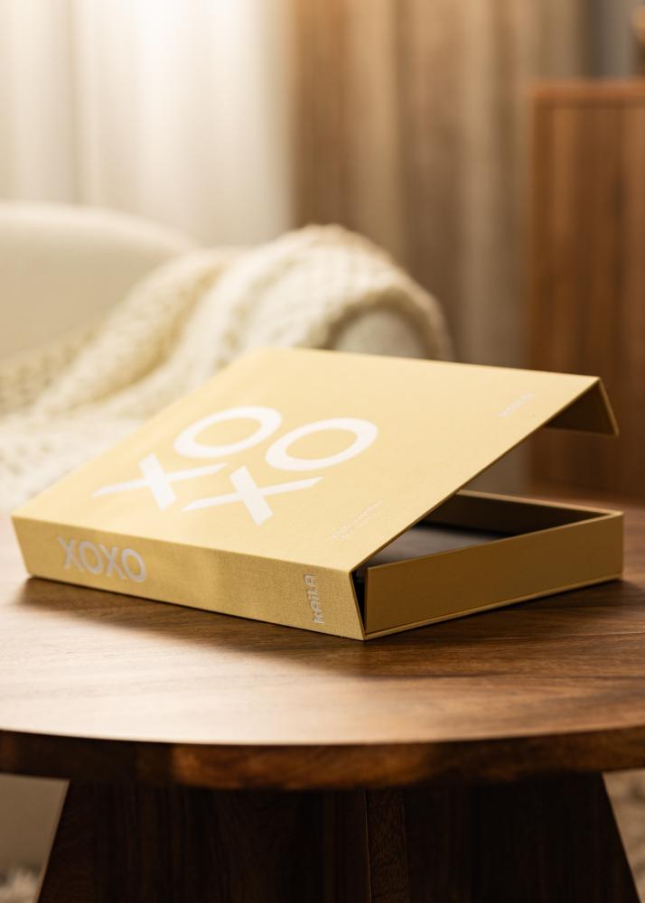 KAILA XOXO Yellow - Coffee Table Photo Album (60 Sorte Sider / 30 Blade)