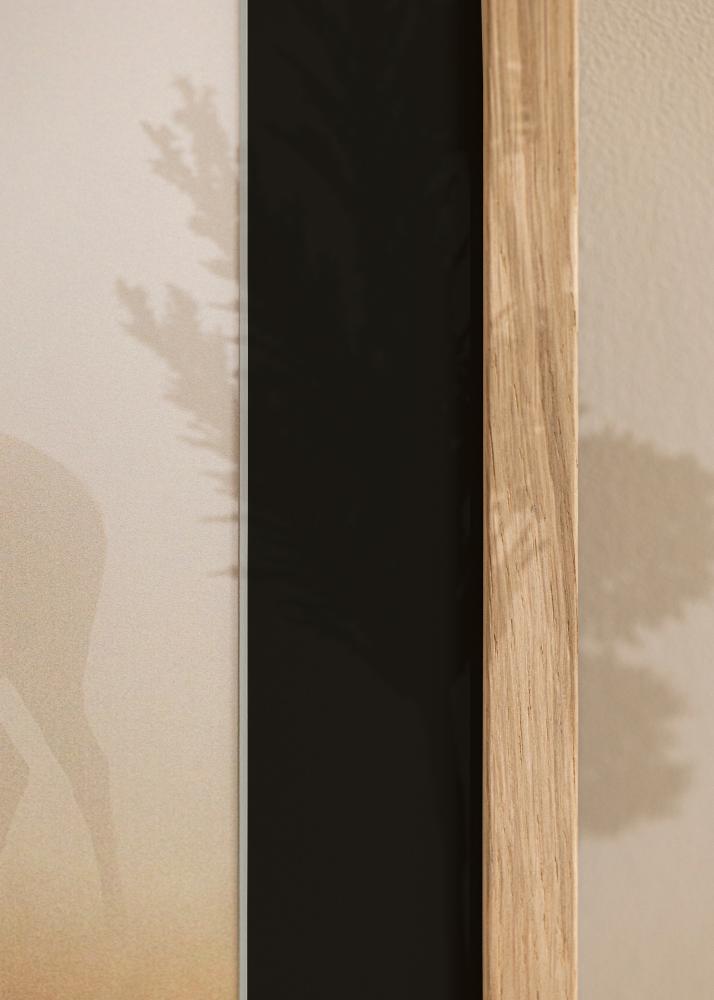 Ramme Grimsåker Eg 35x50 cm - Passepartout Sort 10x15 inches