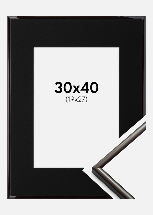 Ramme New Lifestyle Espresso Brown 30x40 cm - Passepartout Sort 20x28 cm