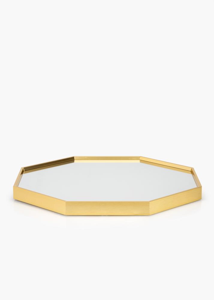 KAILA Spejl Octagon Gold 50 cm Ø